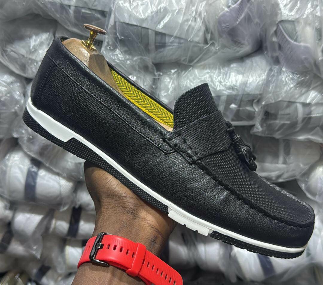 Mocassins élégants en cuir