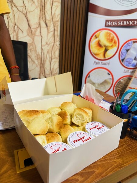 Box de pain fourré lait