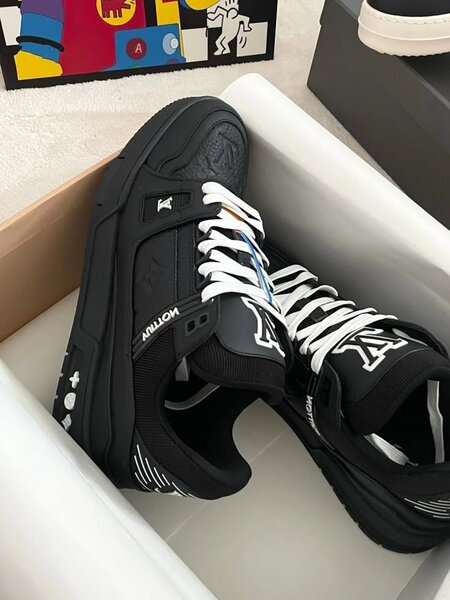 Sneakers modernes en cuir