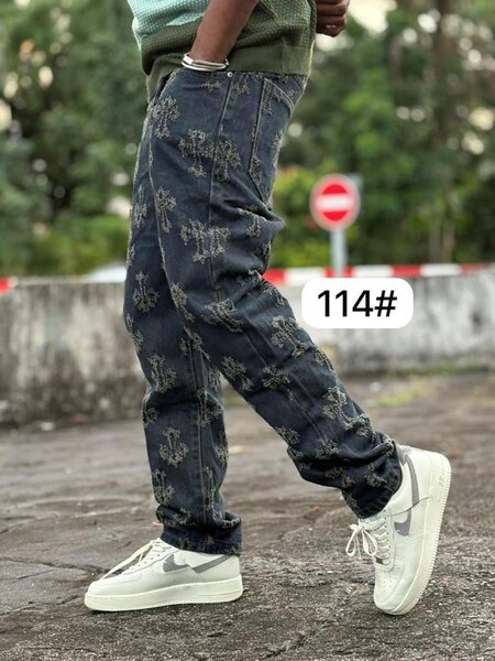 Jean décontracté imprimé