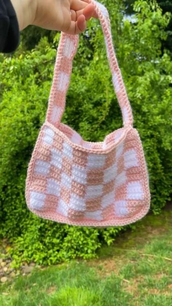 Sac à main en crochet