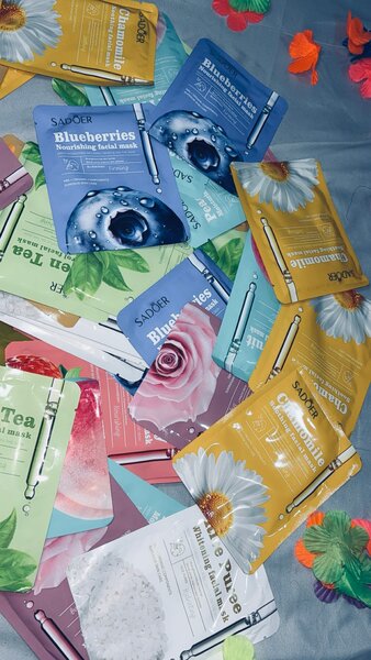 5pcs de masques de visage