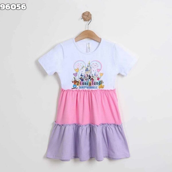 Robe enfant Disneyland colorée