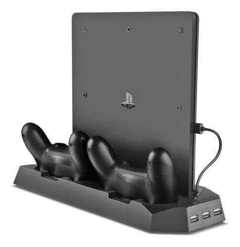 Station de charge ps4 avec refroidisseur