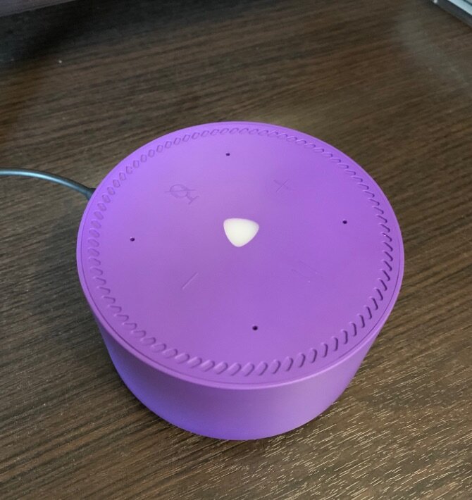 Яндекс Алиса мини - фиолетовый