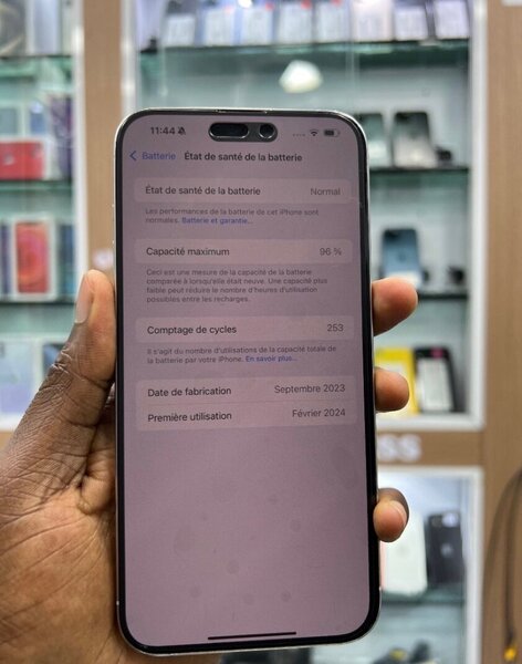 iPhone 15 Pro Max Blanc