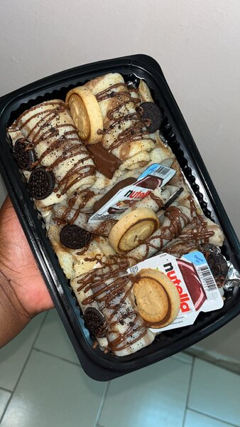 Crêpes sucrées au chocolat