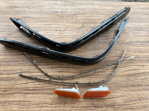 Накладки на бампер Американки для Mercedes-Benz W210