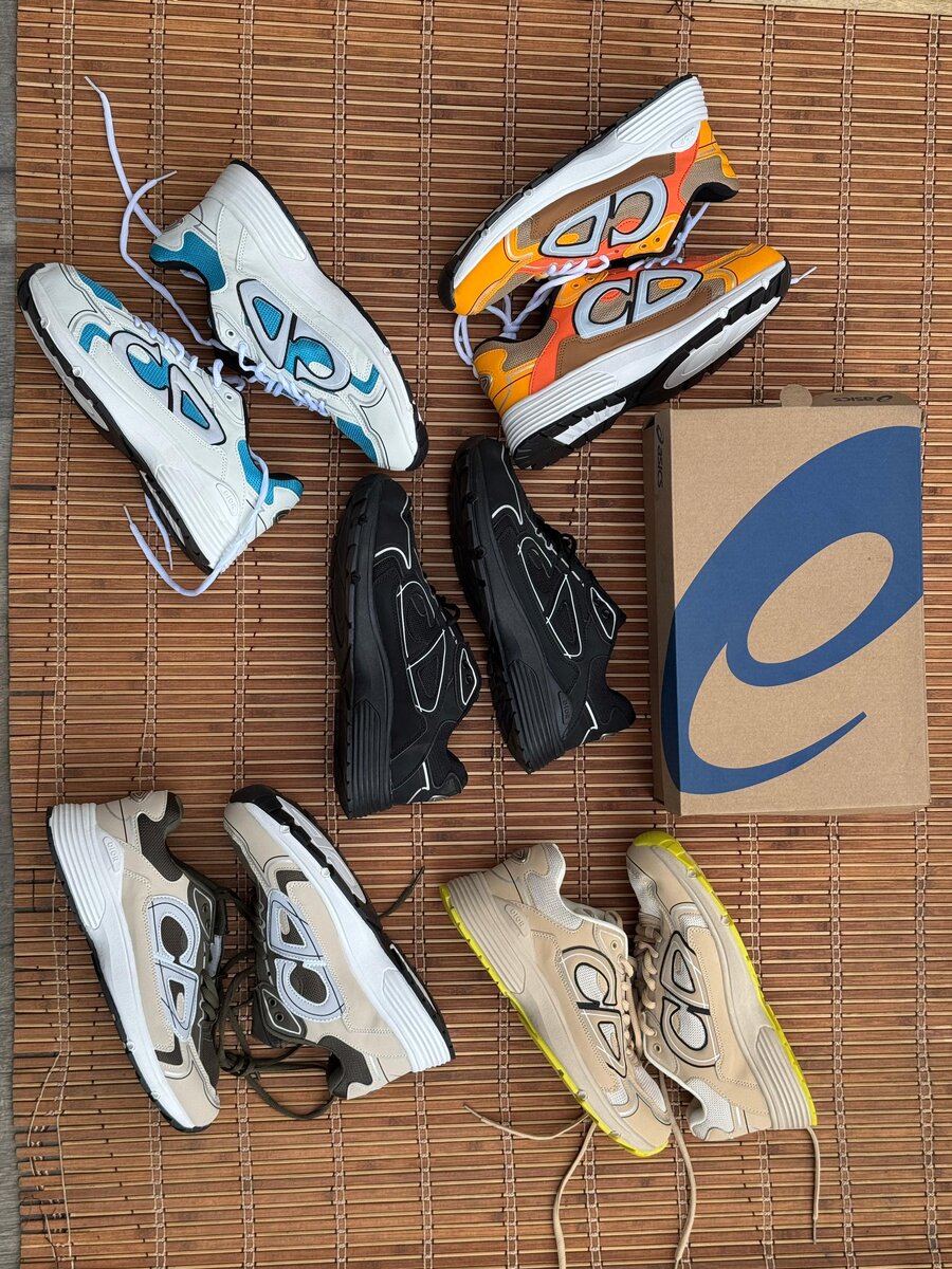 Baskets tendance multicolores