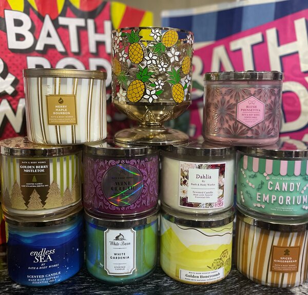 Bath and Bodyworks Scented Candles