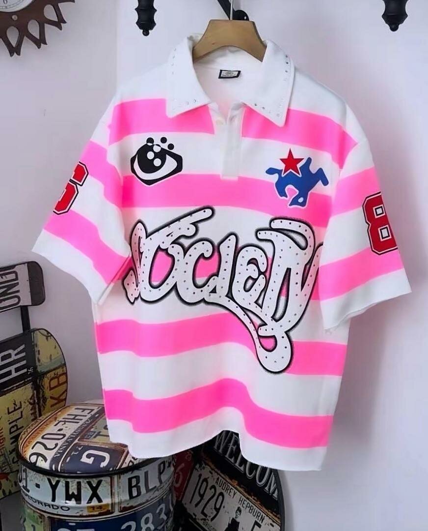 Polo à rayures décontracté