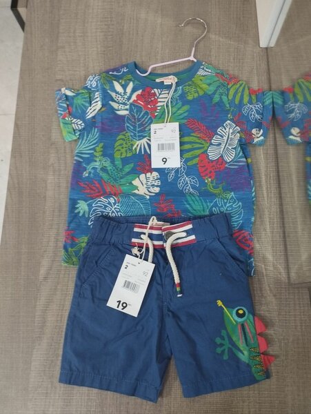 Ensemble été garçon coloré