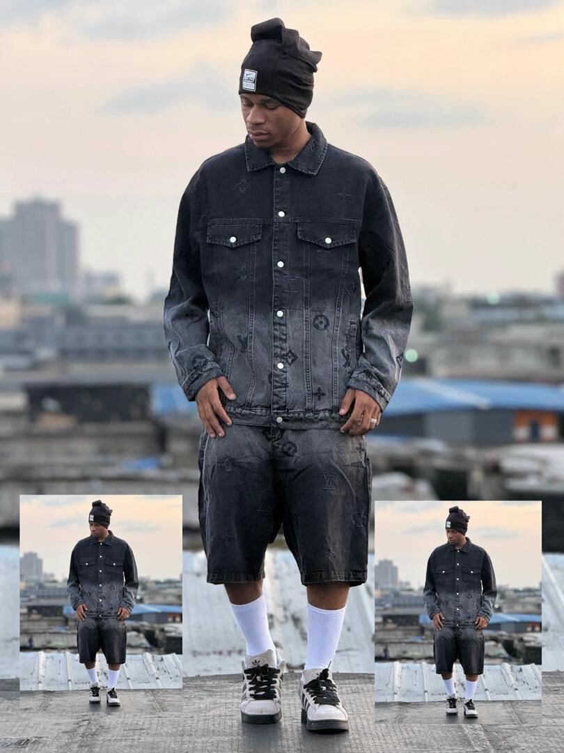 Ensemble streetwear denim