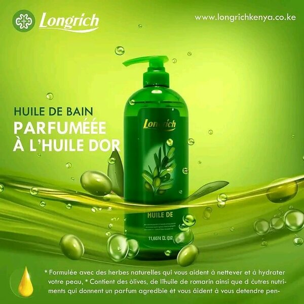 Huile de Bain Parfumée Longrich