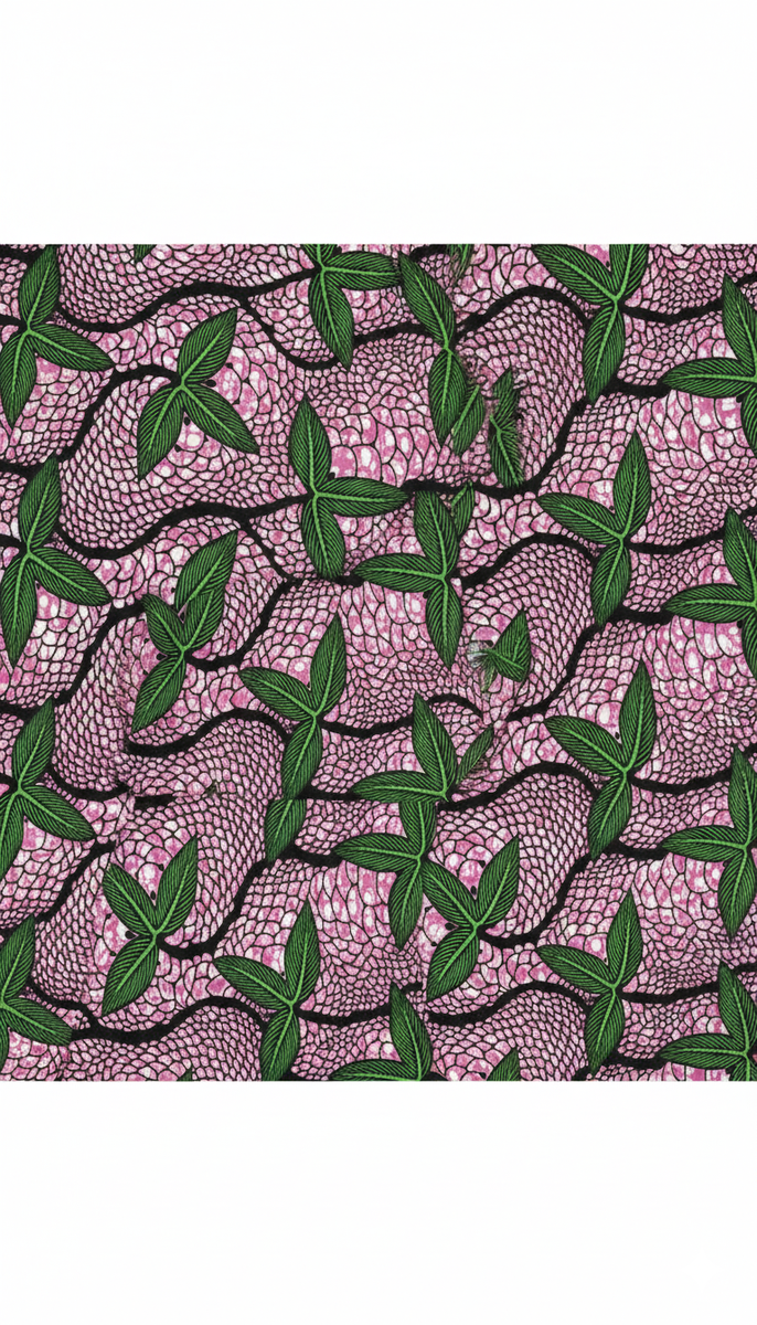 Tissu Wax Africain Rose