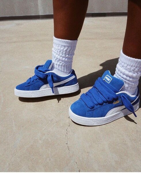 Baskets Puma Suede Bleu