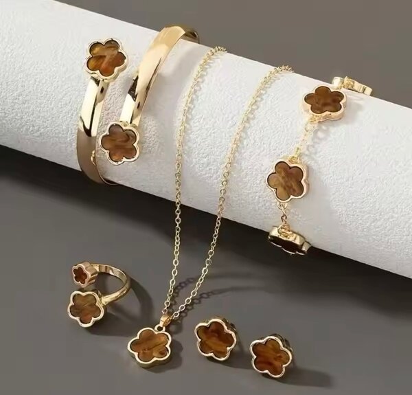 5 pieces jewelry set