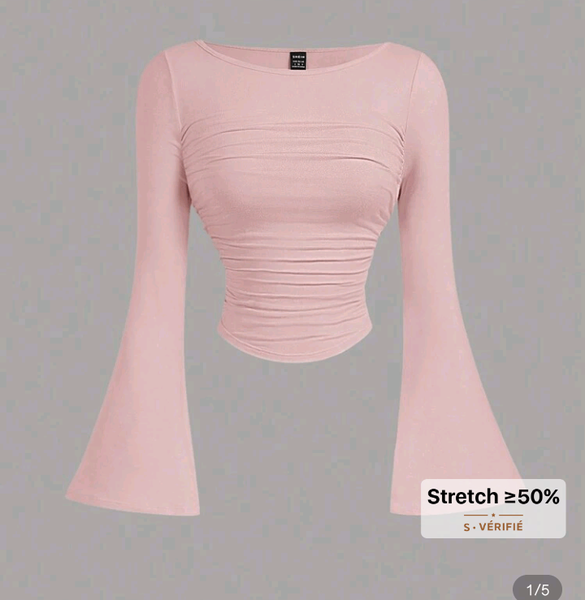 Top à manches évasées