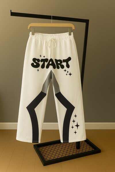 Pantalon Jogging Blanc