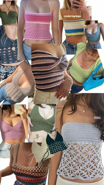 Tops en crochet élégants
