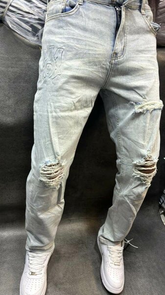 Jean déchiré hommes style urbain
