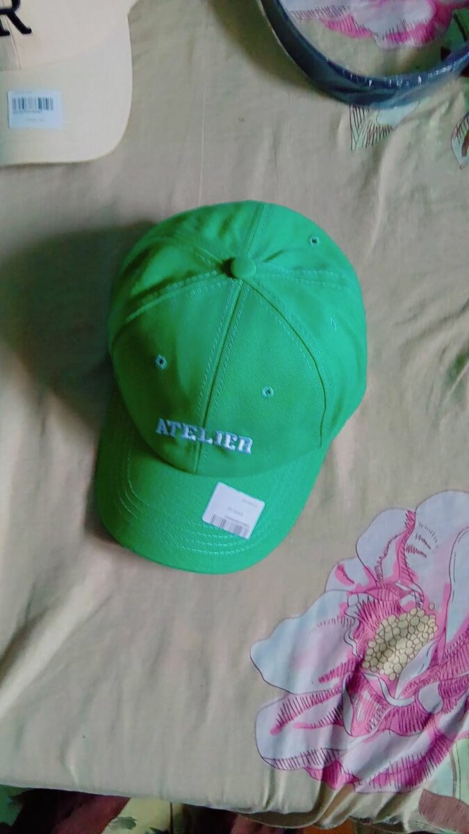 Casquette verte "Atelier"