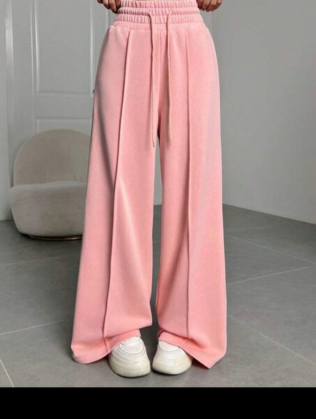 Pantalon rose ample femme