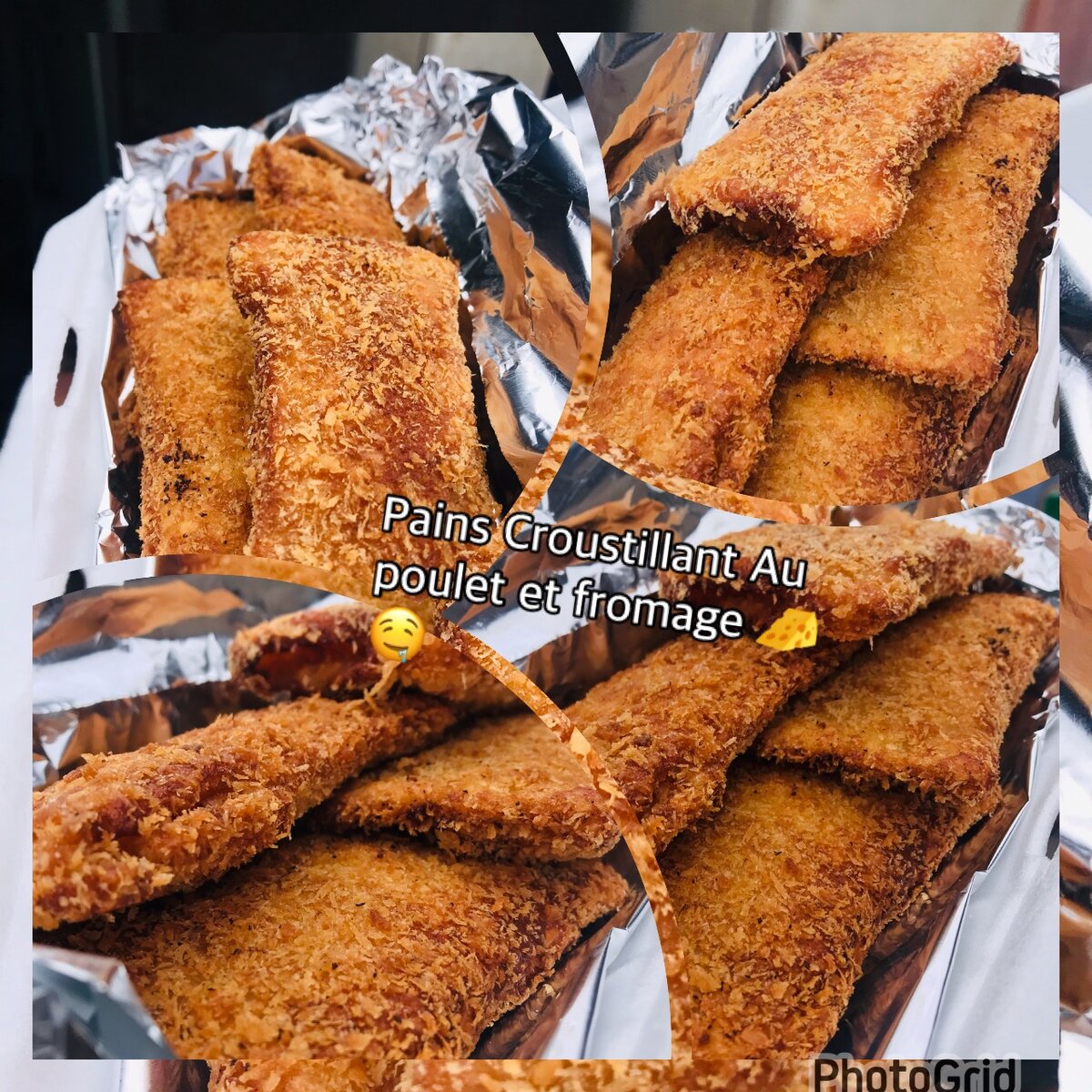 Pains Croustillant au Poulet