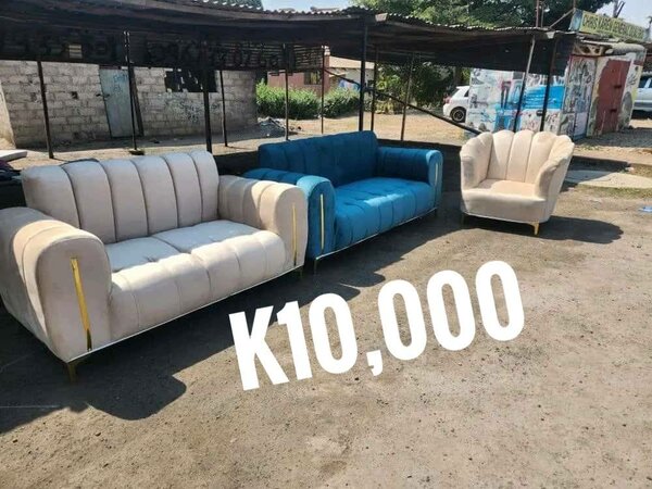 A set of beautiful and soft home furniture