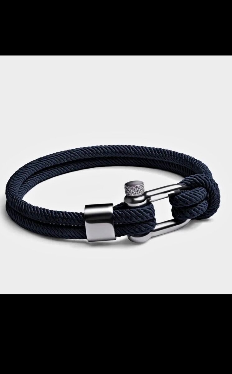 Bracelet corde nautique élégant