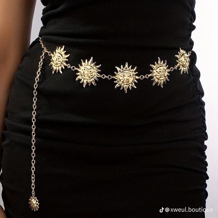 Ceinture chaîne papillon chic