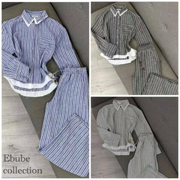 Pyjama rayé confortable