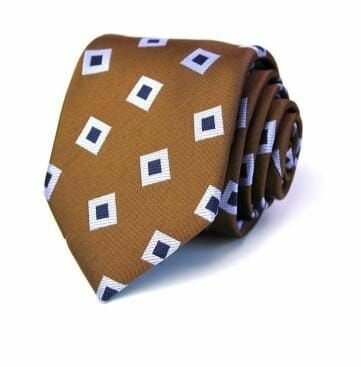 Cravate élégante à motifs géométriques