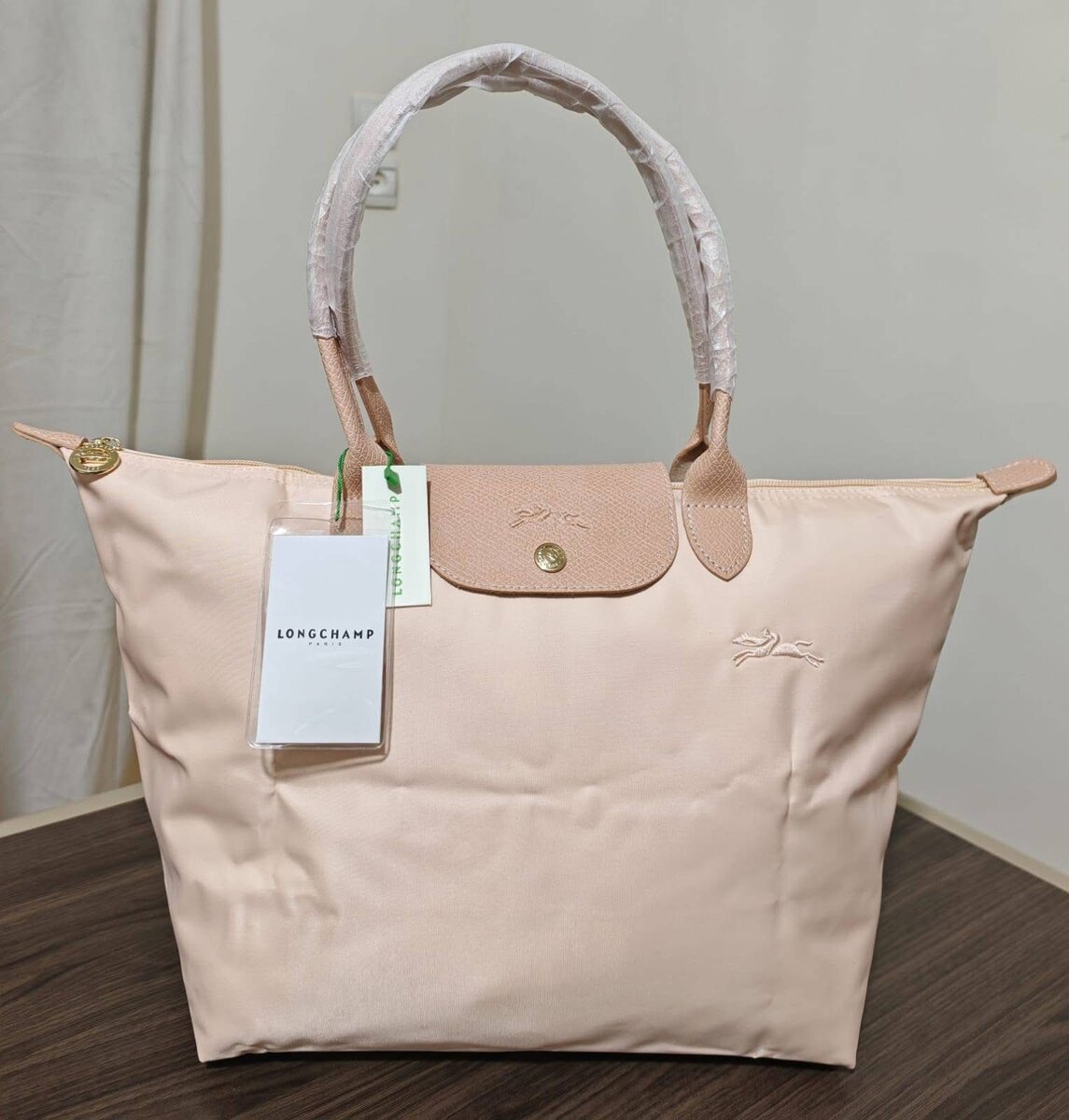 Sac cabas Longchamp Le Pliage Cuir
