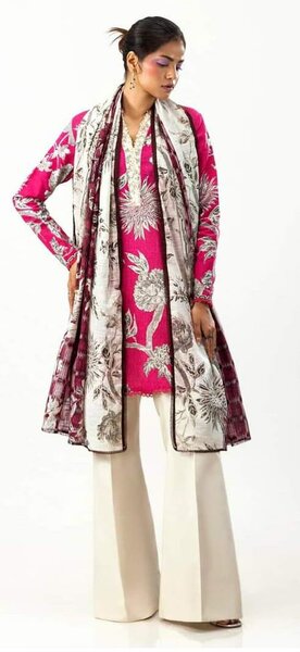 3 piece unstitched khaddar suits.