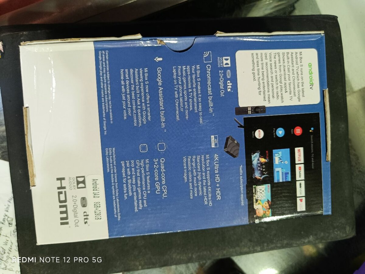 Box TV 4K Ultra HD 8G/128G