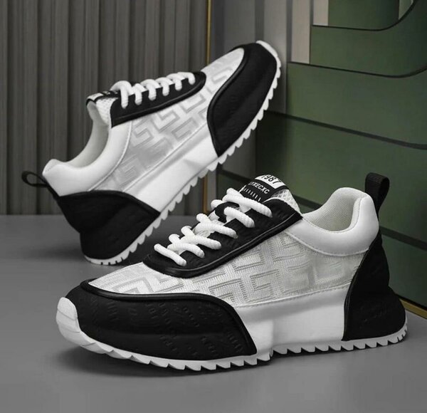 Chaussures homme sportswear blanc noir