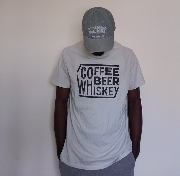 Coffe bear whiskey tee