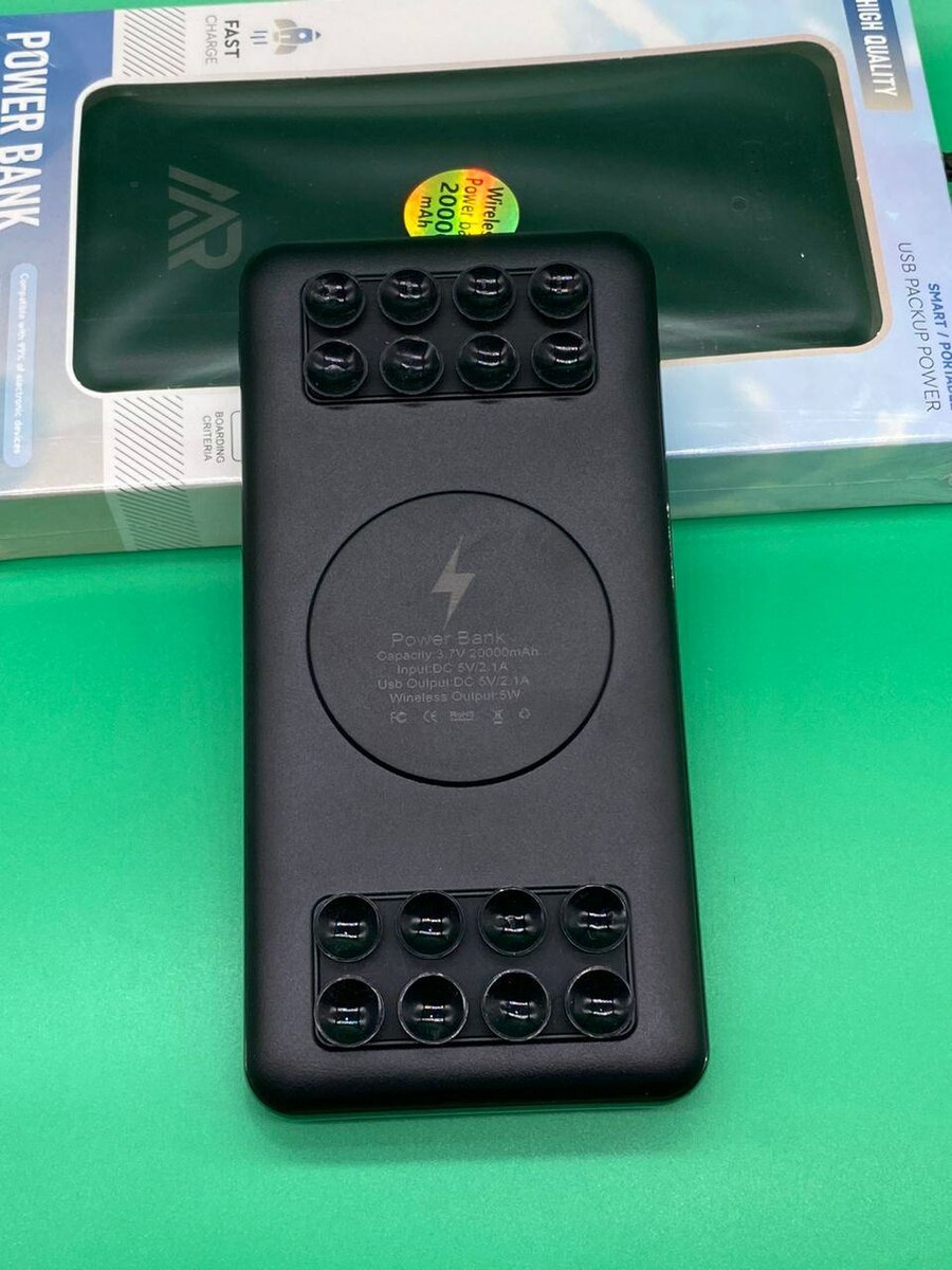 Powerbank à induction pour iPhone, Samsung et autres