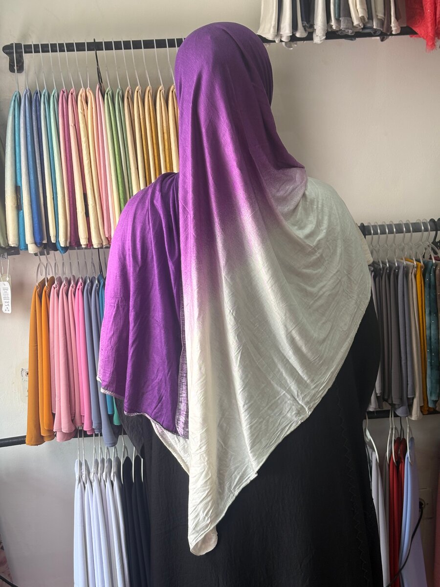 Châle Dégradé en Jersey Léger