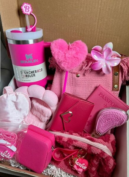 Ensemble Cadeau Rose Barbie pour Filles