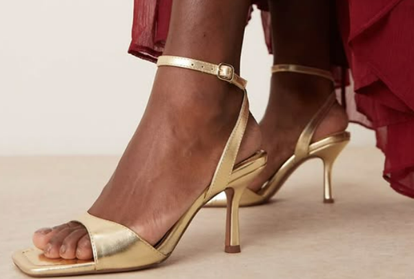 Gold heels