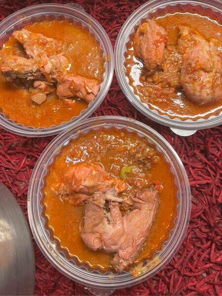 Soupe poulet de chair entier