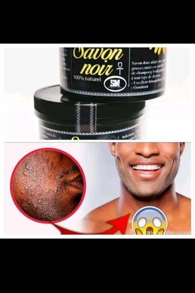Savon Noir Naturel Visage