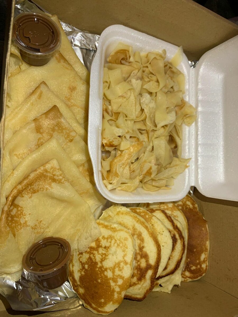 Assortiment de crêpes gourmandes
