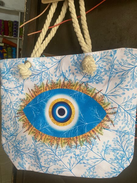 Sac cabas motif œil design