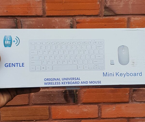 Wireless Keyboard and Mouse.