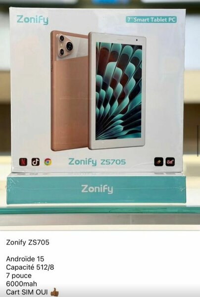 Tablette Zonify ZS705 512Go 7"