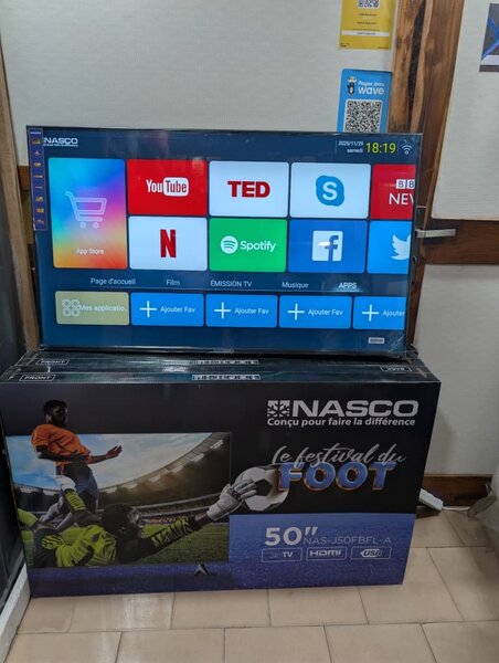 Tv nasco 50 pouce Android