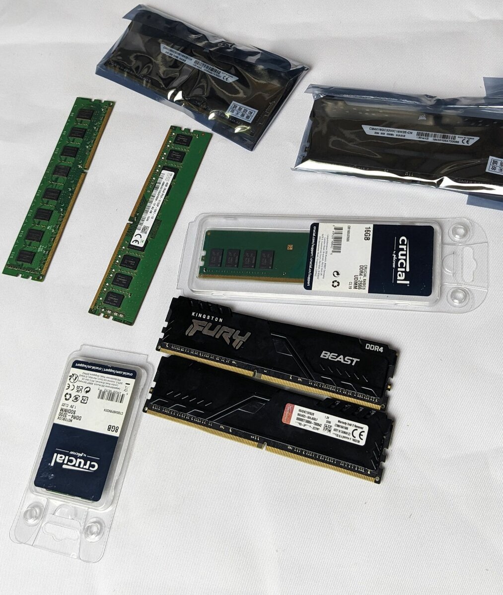 Laptop and desktop Rams